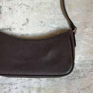 Liz Claiborne Y2K Faux Leather western embossed mini Shoulder bag